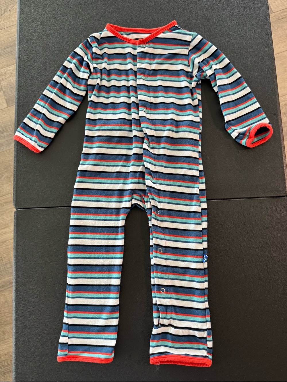 KicKee Pants Striped One-Piece Romper/Sleeper, Size 18-24 Months